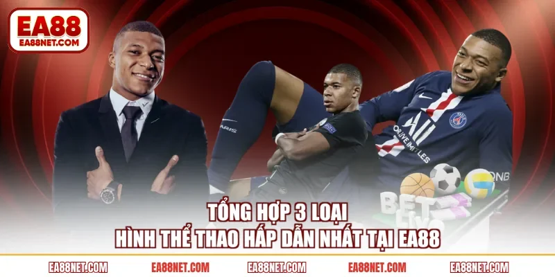 Tổng hợp 3 loại hình thể thao hấp dẫn nhất tại EA88